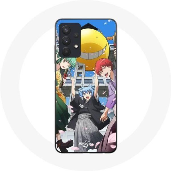 Funda Maniacase Para Samsung Galaxy A32 5G Assassination Classroom Anime PóSter Negro-image
