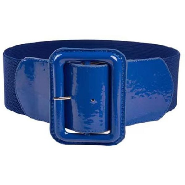 CinturóN Corsé Talla Grande Cinturilla Ancha Para Vestido Cintura EláStico De Moda Fajines Para Mujer Azul-image