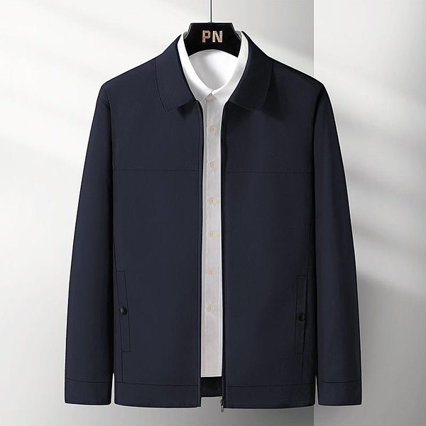 Abrigos Para Hombre Chaquetas Nuevas Business Casual Abrigos Nuevos De Primavera Chaquetas Casuales De OtoñO Chaquetas Simples De Color SóLido Para Hombre Chaquetas De Traje Para Hombre Hombres 5XL White-image