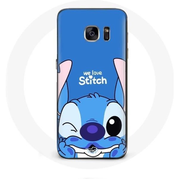 Funda - Samsung - Galaxy S7 - Stitch Mono - Flexible - ProteccióN Infantil Azul-image