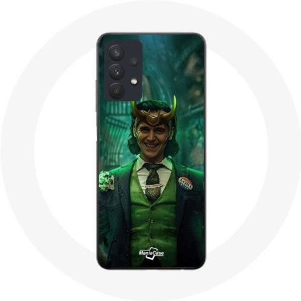 Coque Pour Samsung Galaxy A32 5G Loki Thor Ragnarok Avec Casque Affiche Personnage SéRie Saison 1-image