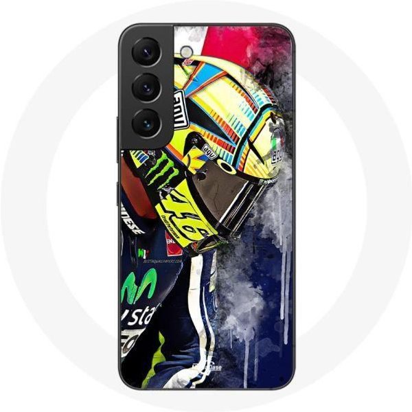 Funda - Valentino Rossi - Samsung Galaxy S21 FE - Flexible - Negra - Deportiva-image