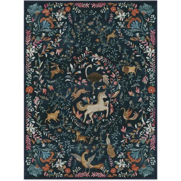 Dywan Iris Apfel Protea W Kolorze LeśNej Zieleni Do Salonu, Estetyka Kwiatowa, Ozdobny, Gotycki WystróJ Domu, Dywan, AntypośLizgowa, Zmywalna Mata PodłOgowa 80X120Cm-image
