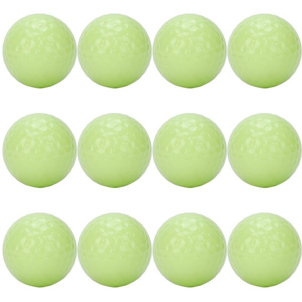 12 Pelotas De Golf Luminosas Que Brillan En La Oscuridad Para Deportes Nocturnos.-image