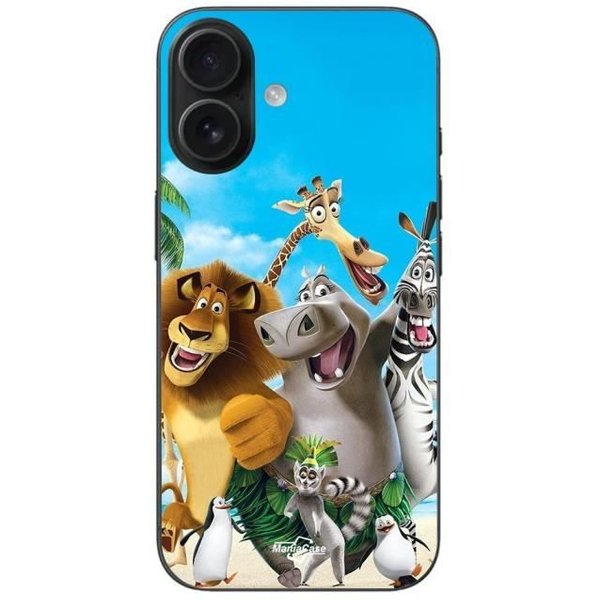 Coque - Maniacase - Iphone 16 Plus - Noir - Anime - Souple-image