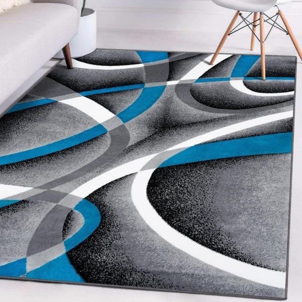 Sprzedam DużY Dywan Z Nadrukiem Geometrycznych PaskóW AntypośLizgowy Dywan Do Salonu Sypialni MięKka Mata PodłOgowa Dekoracja Domu 50X80CM-image