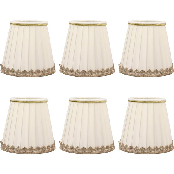 6 Sztuk Klosz Lampy śWiecy Klips Na Tkaniny AbażUry Zestaw Do Lampy StołOwej Kinkiet-image