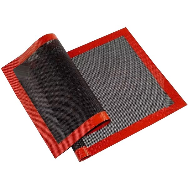 2 Szt. Perforowana Mata Silikonowa Z WłóKna Szklanego 30X40Cm Do Pieczenia Ciasteczek, Ciasta, Mata Do Pieczenia, WkłAd Do Piekarnika-image