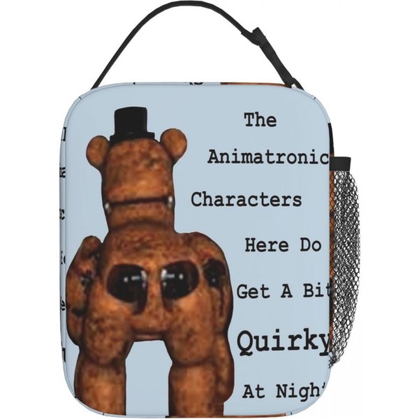 PudełKo Na Lunch Fnaf At Freddys Produkt PudełKo Na Jedzenie Styl Ins Termiczny Cooler PudełKo Na Lunch Na ZewnąTrz Option 1-image