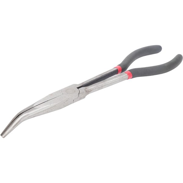 Alicates De Mango Extendido De 11 Pulgadas Con Nariz Curva De 45 Grados Alicates De Acero Con Mango De PláStico Herramienta De FerreteríA-image