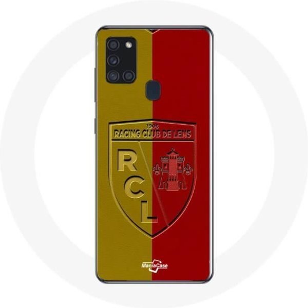Funda - Maniacase - Samsung Galaxy A21S - Flexible - ProteccióN - Logo Amarillo Y Rojo Negro-image
