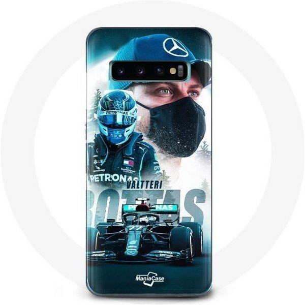 Funda - Valtteri Bottas - Samsung Galaxy S10 Plus - Negro - Flexible - Deporte Negro-image