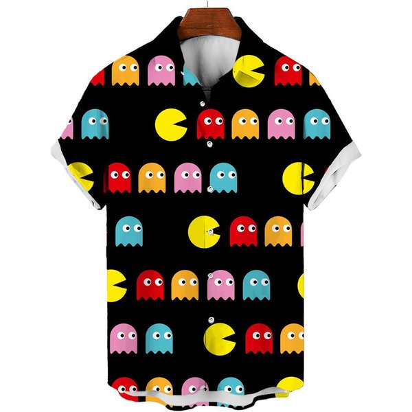 Camisa Casual Para Hombre Camisa Hawaiana Hombre Verano Estampado 3D Camisa Casual De Manga Corta Para Hombre Ropa Camisas Transpirables 3XL-image