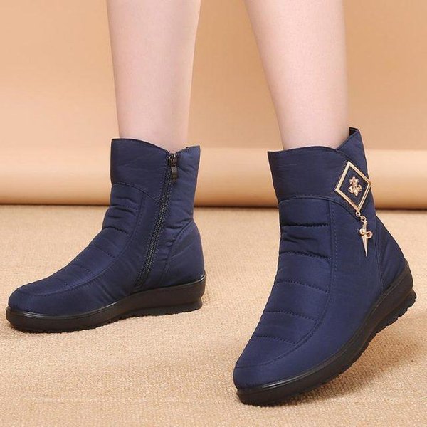 CiepłE Damskie Botki Wodoodporne Damskie ŚNiegowce KróTkie Pluszowe Buty Zimowe Buty Damskie KróTkie Buty Buty Damskie Zimowe Obuwie 39 Beige-image