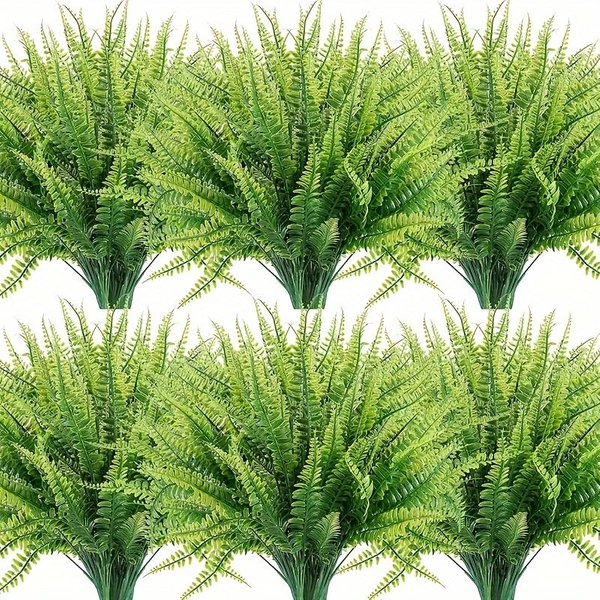 Plantas Artificiales, Plantas Falsas Resistentes A Los Rayos UV Para Exteriores, Flor Artificial Premium Resistente A La OxidacióN, Helecho De Boston Falso Con Tacto Real, Hangi Para Interiores Y Exteriores-image