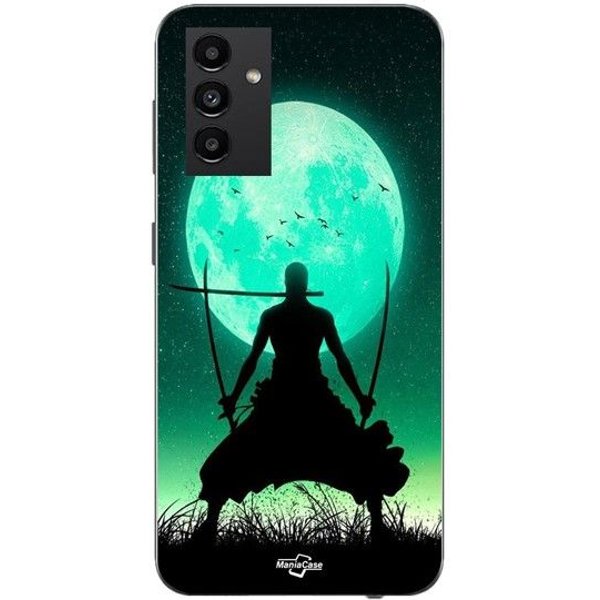 Funda - Maniacase - Samsung Galaxy A52 4G - Demon Slayer - Tanjiro Kamado - Flexible Negro-image