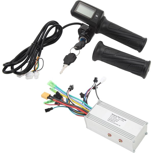 Kit De Controlador Para Bicicleta EléCtrica 36V 48V 1000W 38A 3 Modos Controlador Sin Escobillas 805 Acelerador Giratorio Con Panel Para Bicicleta-image