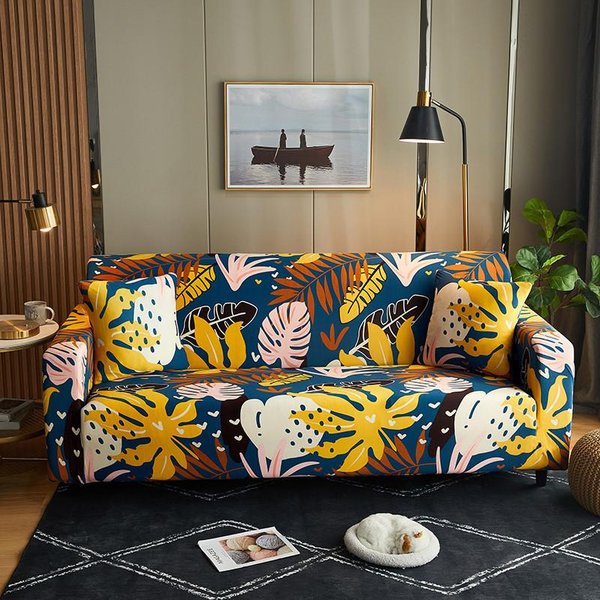Fundas Impresas Bohemia EláSticas Para Sofá Para Sala De Estar Funda EláStica Para Sofá SillóN Toalla Para Sofá DecoracióN Del Hogar 1/2/3/4 Plazas 1Pc 1-Seat 90-140Cm-image