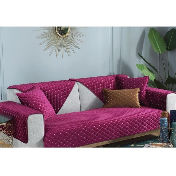 OtoñO E Invierno Super Suave Engrosado Terciopelo HolandéS Acolchado CojíN De Sofá NóRdico Simple Color SóLido Funda De CojíN De Sofá 70*70-image