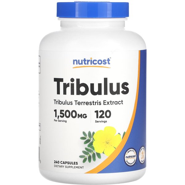 Nutricost, Tribulus, 1500 Mg, 240 KapsułEk (750 Mg Na KapsułKę)-image