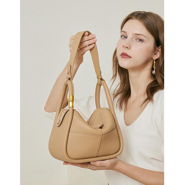 Primavera Nuevo Bolso Tote Temperamento De Un Hombro Para Mujer Bolso De Cuero Vacuno De Capa Superior VersáTil Bolso De Cuero Jurgent-image