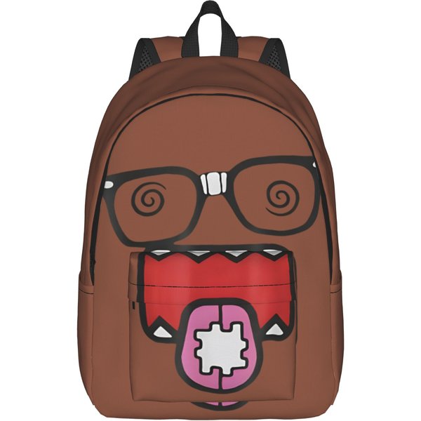 Meme Domo Kun Plecak Nastolatka WytrzymałY Studencki Turystyczny PodróżNy Lalka Anime Plecak Dzienny Dla MężCzyzn Kobiet Torby Na Laptop PłóCienne M-image