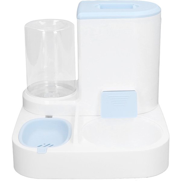 Set Comedero Bebedero AutomáTico Para Mascotas MultifuncióN 2 En 1 De Una Pieza Gran Capacidad Comedero Bebedero Para Gatos-image