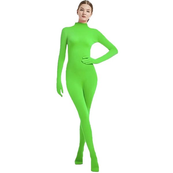 Kostium Zentai Na CałE CiałO Dla DorosłYch Damski Spandex Druga SkóRa ObcisłE Kostiumy Kostium Cosplay Na Imprezę Halloween Jednolity Kolor 120-image