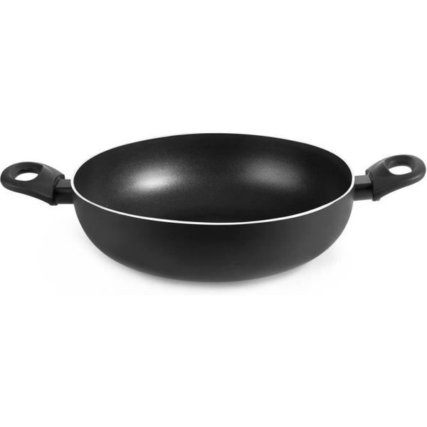 Ibili Fusion - PoêLe Profonde AntiadhéSive Avec 2 Anses (24 Cm) - Aluminio - InduccióN Completa-image