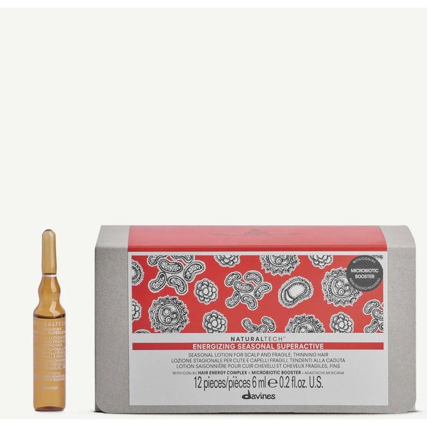 Davines, Naturaltech Superactivo Estacional Energizante, SéRum Capilar, 12 Uds, 6 Ml-image