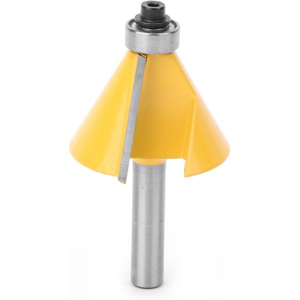 Broca De ChafláN Para Bordes De 8 Mm Con Rodamiento Fresa Para CarpinteríA 30 Grados-image