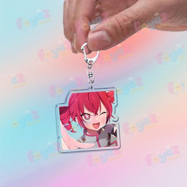 Urocza Dziewczyna Anime Kasane Teto Breloczek Akcesoria Torba Kawaii Manga Brelok ŁAńCuszki BiżUteria Fani Przyjaciele Prezenty Urodzinowe Pink-image