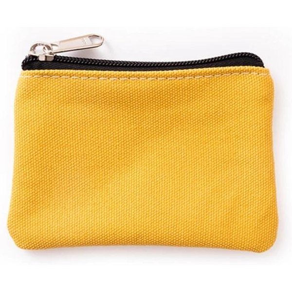 Monedero Universal De Lona Color Puro Con Cremallera Monedero PortáTil Bolsillo Para Dinero Bolso Para Monedas Para Mujer Hombre Bolsa De Almacenamiento PequeñA-image