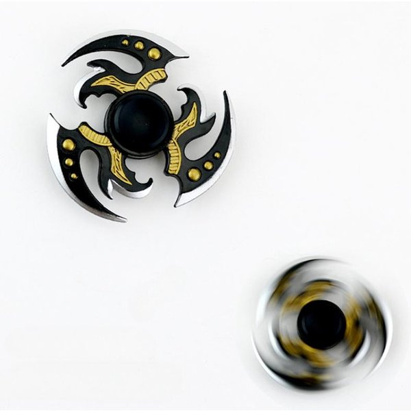 Stop Cynku Fidget Spinner Akcesoria Anime Metalowy RęCzny Spinner Najnowsze Zabawki Fidget Biuro DorosłY Zabawka Do Redukcji Stresu Kreatywne Prezenty Black-image