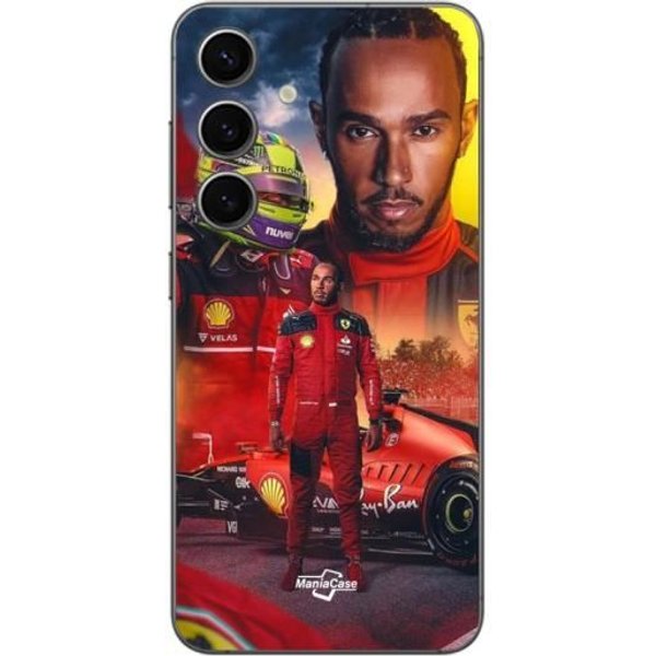 Funda Samsung Galaxy S24 Lewis Hamilton Scuderia Ferrari F1 Oficial Maniacase-image