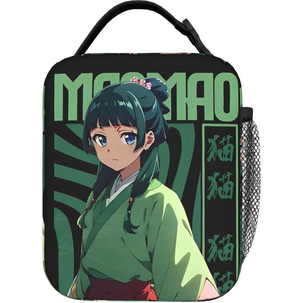 Anime Izolowana Torba Na Lunch Termiczna Wielokrotnego UżYtku, Pojemnik Na Lunch PamięTniki Aptekarza DużA Pojemność PudełKo Na Lunch Torba Tote Pouch Bento One Size-image