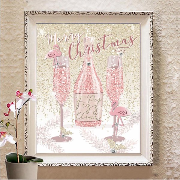 5D Diy Diament Malarstwo Cross Stitch Kit Diamentowy Haft Mozaika Obraz Sztuki Rhinestone Decor Prezent Full Round 20X30CM-image