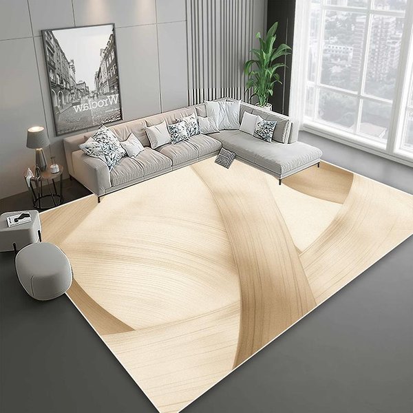 Nowoczesny Luksusowy Dywan Abstrakcyjny WzóR DużY MięKki AntypośLizgowy Dywanik Do Salonu Sypialni Pokoju Dziennego Mata PodłOgowa Wygodna Dekoracja 60X90Cm Gray-image