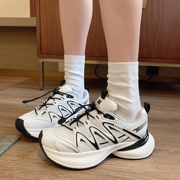Zapatos De Padre De Malla De Cuero Transpirables Con Suela Gruesa Para Aumentar La Altura, Nuevos Zapatos Deportivos Casuales De Verano Ligeros Para NiñOs Al Aire Libre 40-image