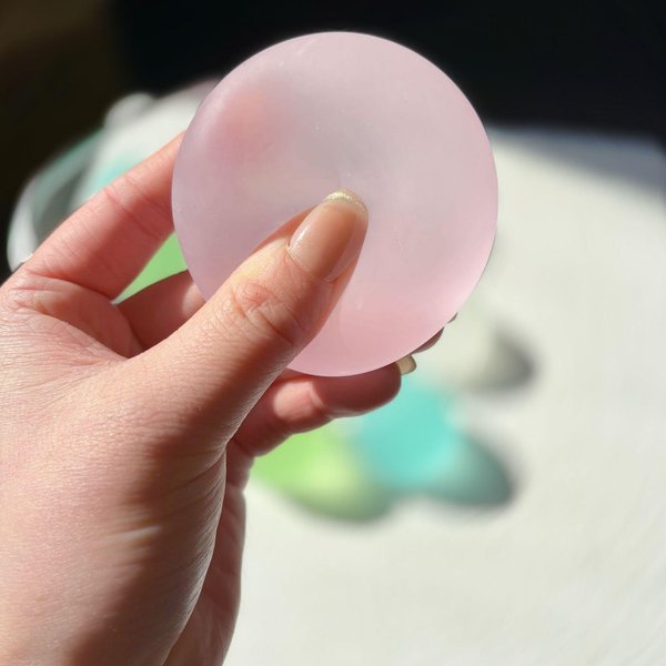 Mochi Squishy Niebieska Maltodekstryna Zabawka Do śCiskania Przezroczysta Sensoryczna Zabawka Fidget Kula Z Olejem Kokosowym Powolny PowróT Zabawka Anty-Stresowa Prezent ŚWiąTeczny-image