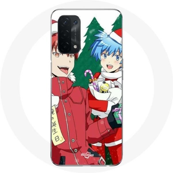 Funda Para Oppo A54 5G Karma Y Nagisa Assassination Classroom Anime DíA De Navidad-image