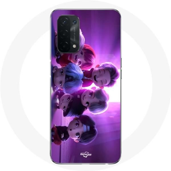 Funda Para Oppo A74 BTS Tinytan AnimacióN PóSter RM Jin Suga J-Hope Jimin V Y Jungkook Mic Drop-image