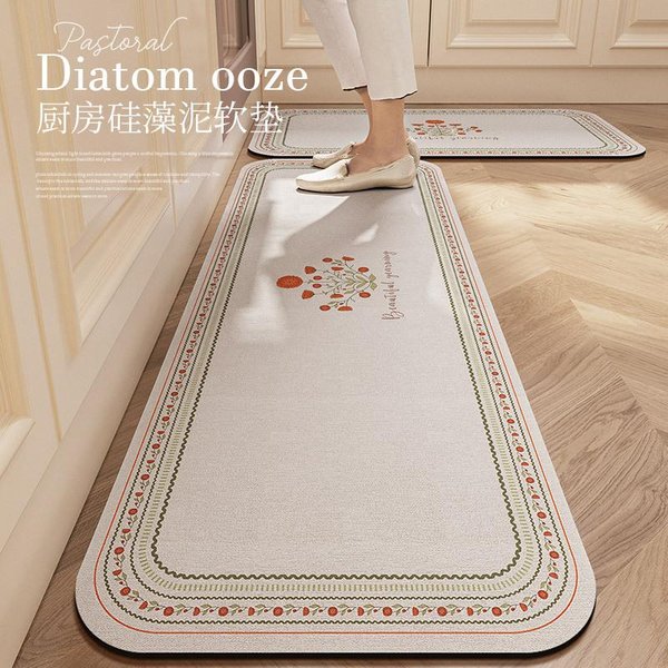 Drukowana Mata Kuchenna ChłOnna DłUgi Dywanik AntypośLizgowy Dywanik Biegacz Dywan Kuchenny Mata WejśCiowa Dywanik Do Salonu WystróJ Domu 60X90Cm 23.6X35.4In-image