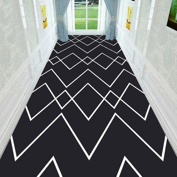 Alfombra 3D Para Puerta De Entrada, Pasillo, Alfombra NóRdica, Pasillo, Pasillo Largo, Alfombra Para El Hogar, Alfombra Comercial Para Hotel, GeometríA Customized Size-image