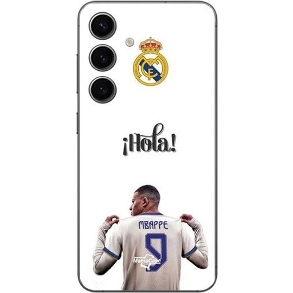 Coque Samsung Galaxy S25 Kylian Mbappe Real Madrid 9 Hola Maniacase Negro-image