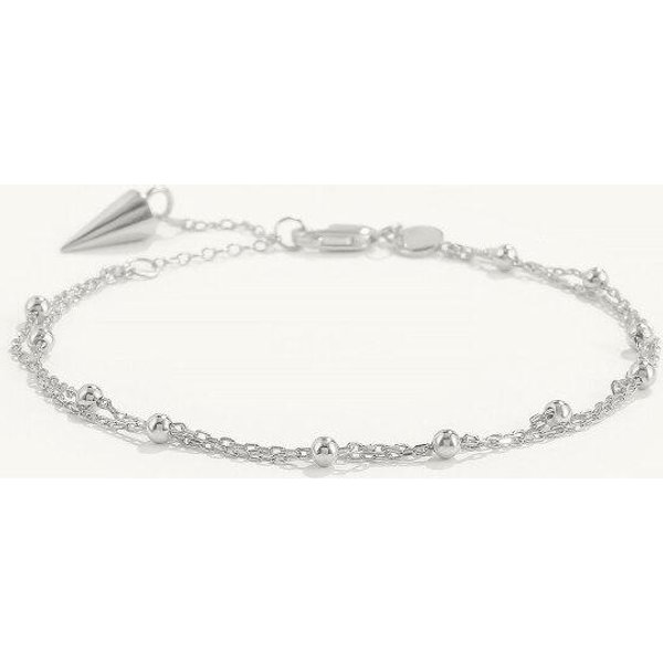 Canner Srebro PróBy 925 Cyrkonia Klasyczny Bransoletka ŁAńCuszkowa Tenisowa Dla Kobiet Regulowane Bransoletki BiżUteria Pulseras Mujer White-image