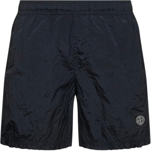 Stone Island SS26 Pantalones Cortos De BañO Con Logo Y Cintura EláStica Para Hombre Ropa De BañO L1S15B100004S0043V0020 XL-image