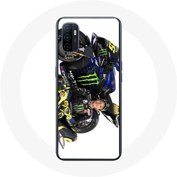 Funda - Valentino Rossi - Oppo A53 - Flexible - ProteccióN - Piloto De Velocidad Blanco-image