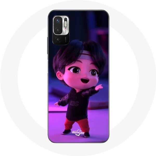 Funda Para Xiaomi Redmi Note 10 5G BTS Tinytan Jin AnimacióN-image