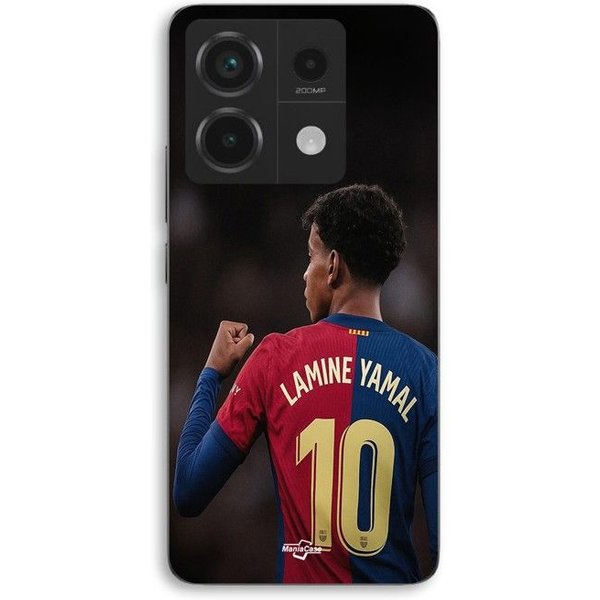 Etui Na Telefon - Maniacase - Xiaomi Redmi Note 13 Pro 5G - Silikonowe - MięKkie - FC Barcelona Czarny-image